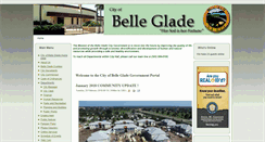 Desktop Screenshot of bellegladegov.com